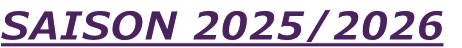 SAISON 2025/2026
